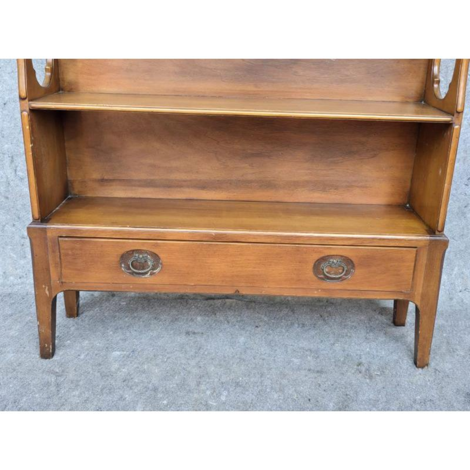 Free Delivery - Lovely Narrow Vintage Wood Display Bookcase  Image #2 | Ivy Store