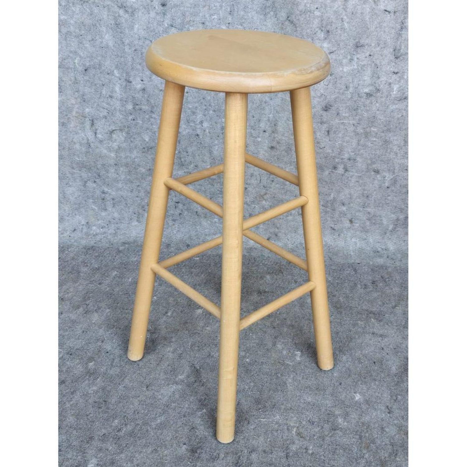 Free Delivery - Pair Blonde Wood Counter Stools image | Ivy Store