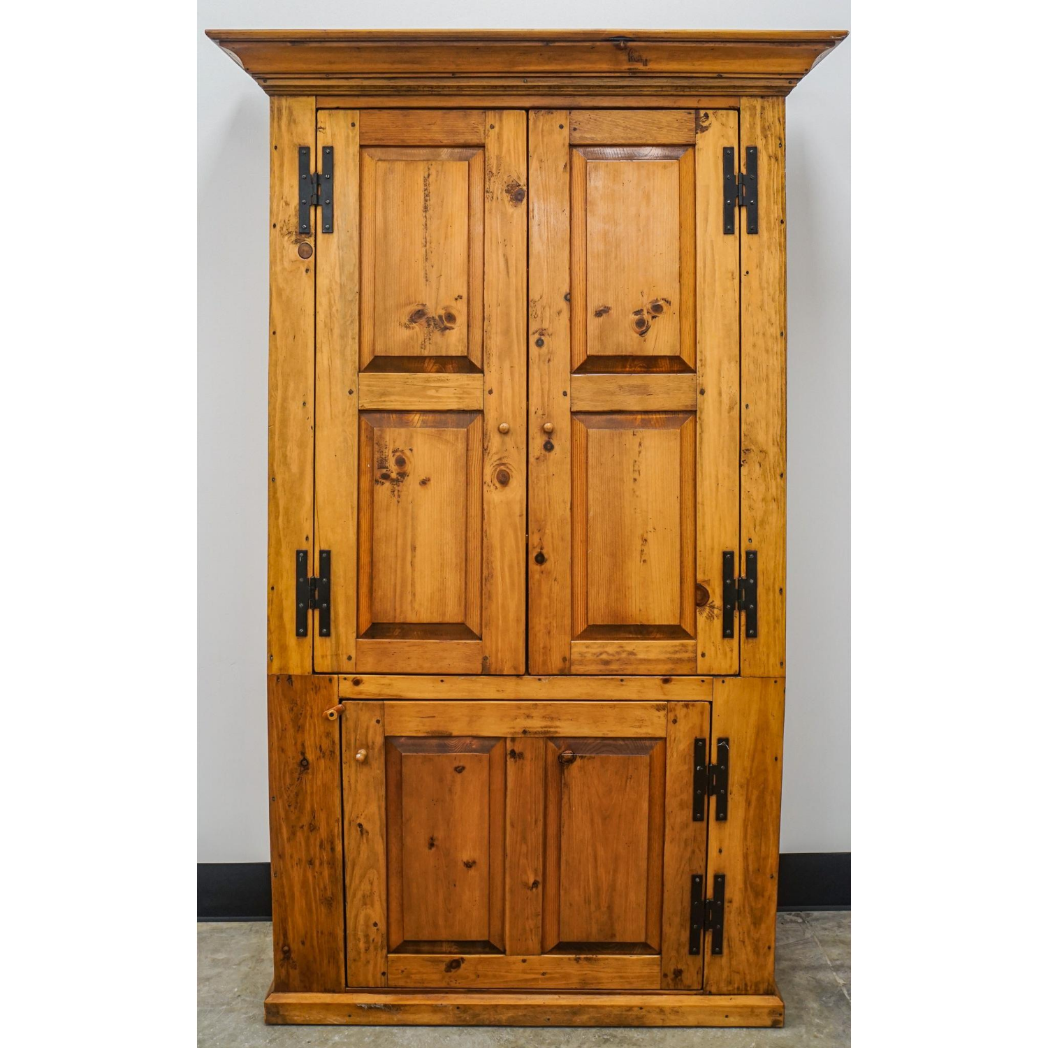 Free Delivery - Early American Style Pine Cabinet Image #1 | Ivy Store