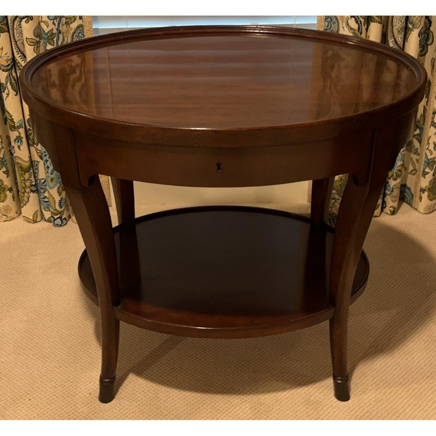 Free Delivery - Baker Furnture The Milling Road Collection Drawered Wooden Side Table image | Ivy Store