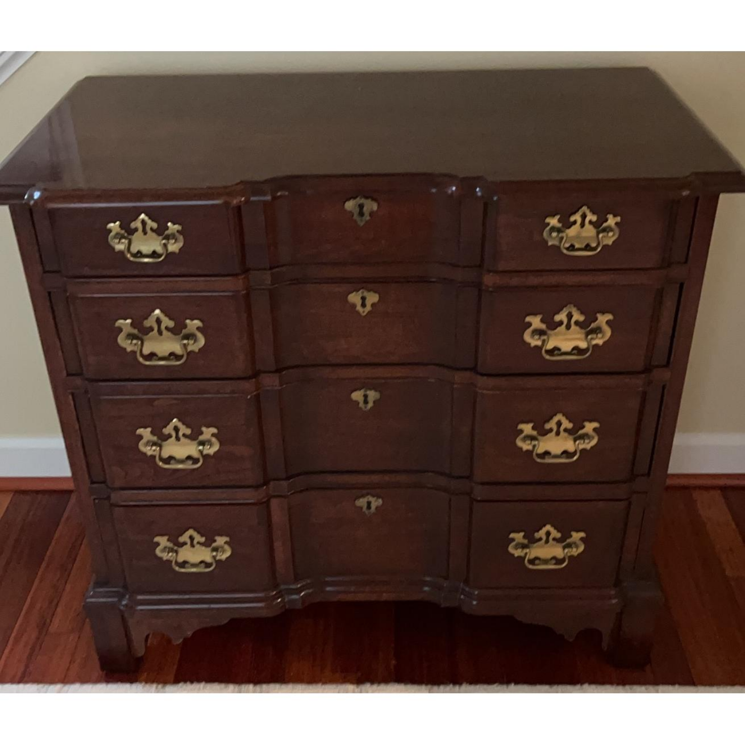 Free Delivery - Pennsylvania House Brass-Handled Wooden Bachelor Chest Dresser Image #1 | Ivy Store