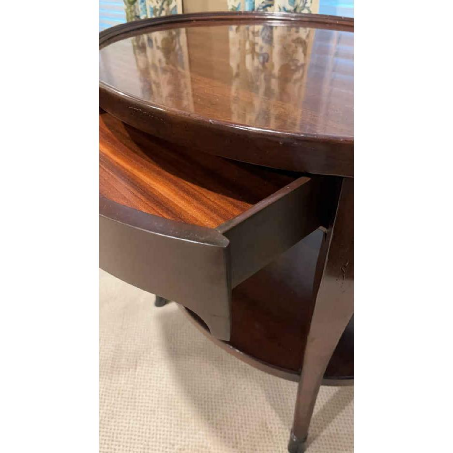 Free Delivery - Baker Furnture The Milling Road Collection Drawered Wooden Side Table image | Ivy Store