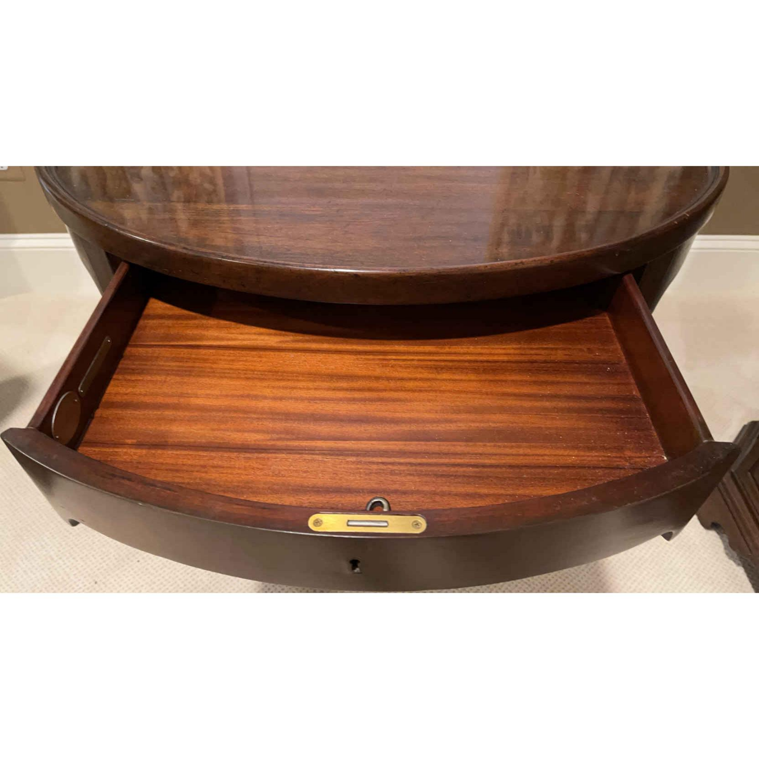 Free Delivery - Baker Furnture The Milling Road Collection Drawered Wooden Side Table image | Ivy Store