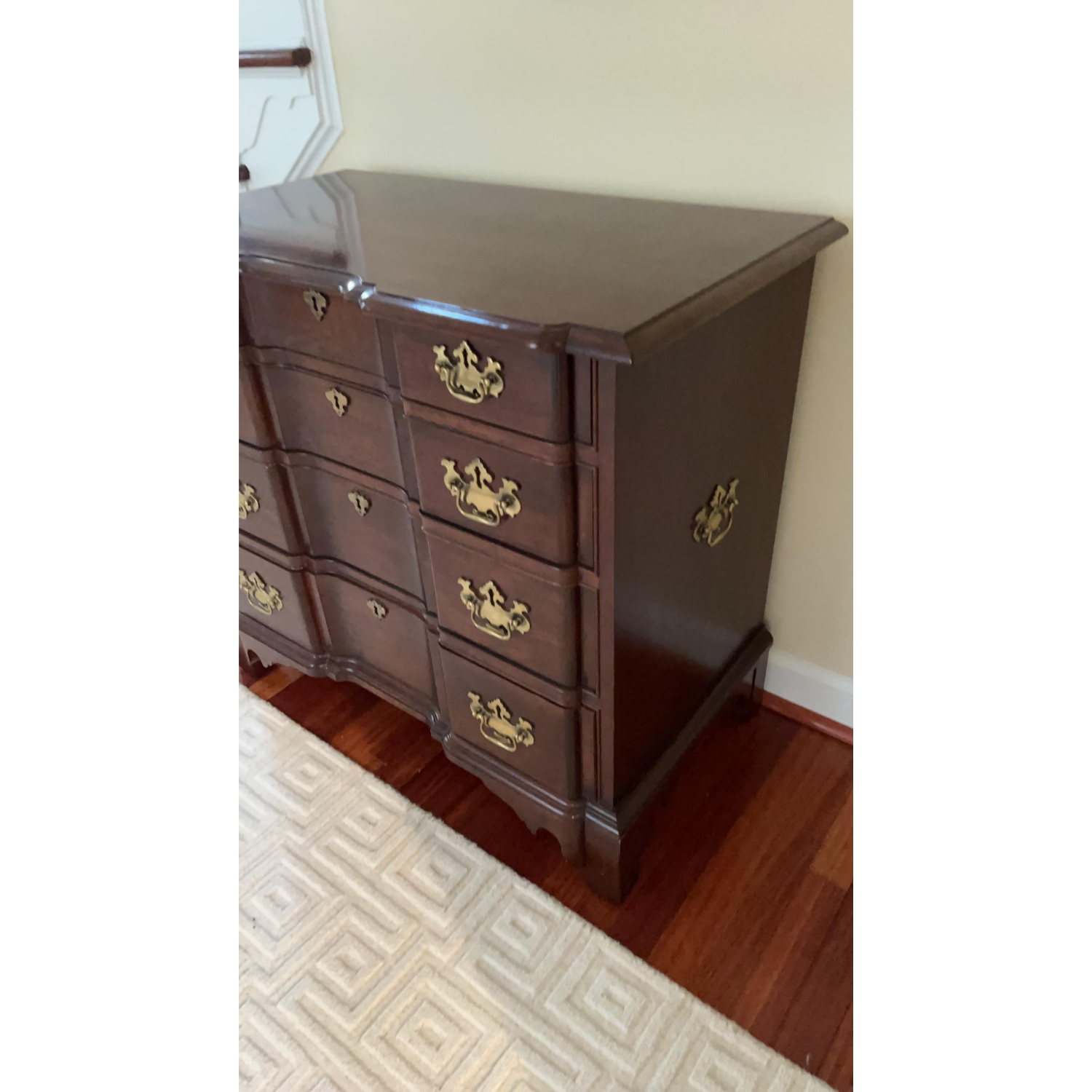Free Delivery - Pennsylvania House Brass-Handled Wooden Bachelor Chest Dresser Image #2 | Ivy Store