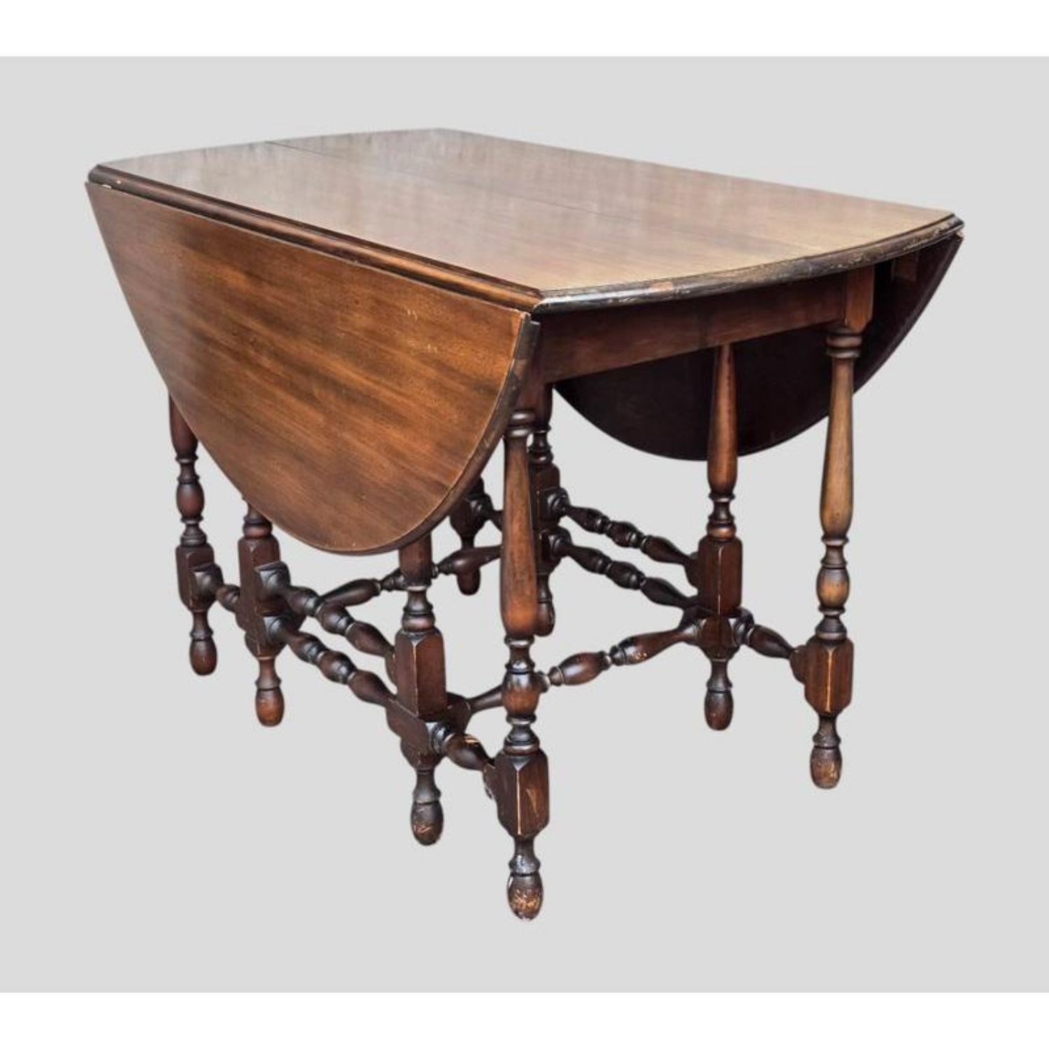 Free Delivery - Vintage Drop Leaf Gate Leg Dining Table Image #1 | Ivy Store