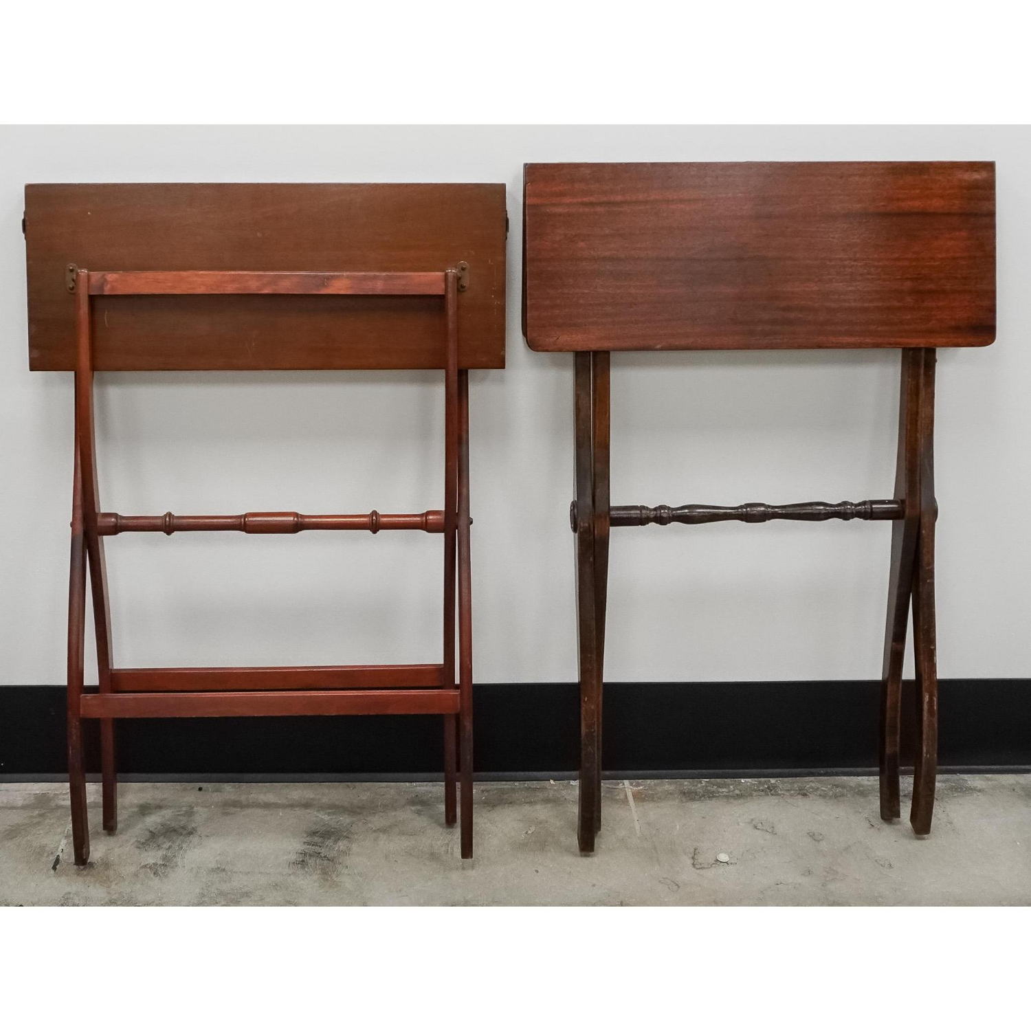 Free Delivery - Two Regency Style Folding Side Table Image #2 | Ivy Store