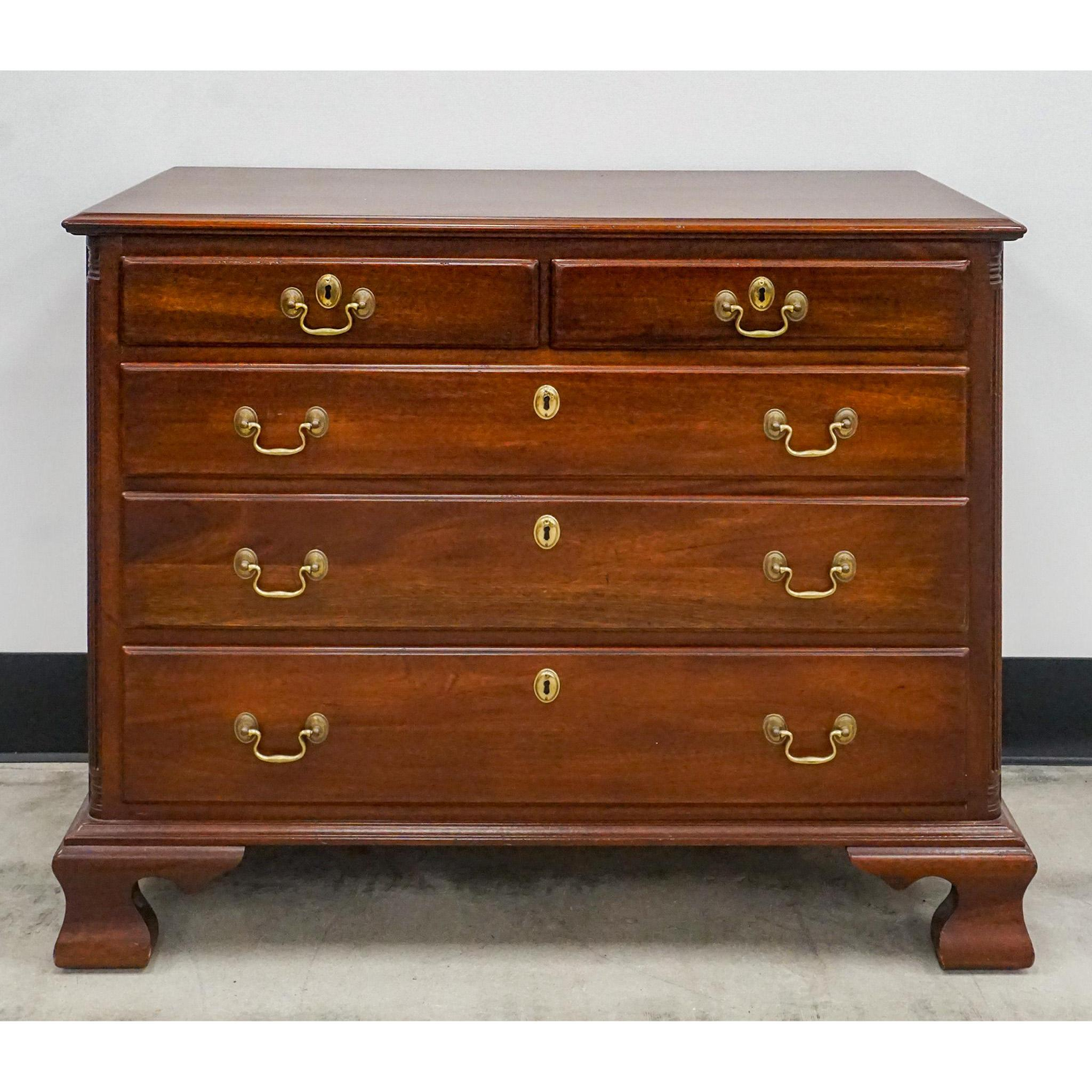 Free Delivery - Hickory Chair Chippendale Style Mahogany Chest of Drawers  Image #1 | Ivy Store