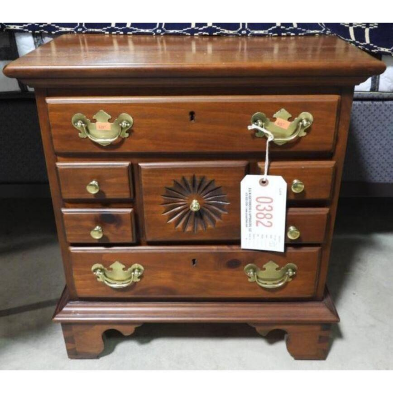 Free Delivery - Charming Pine Chippendale Style Chest of Drawers Image #1 | Ivy Store