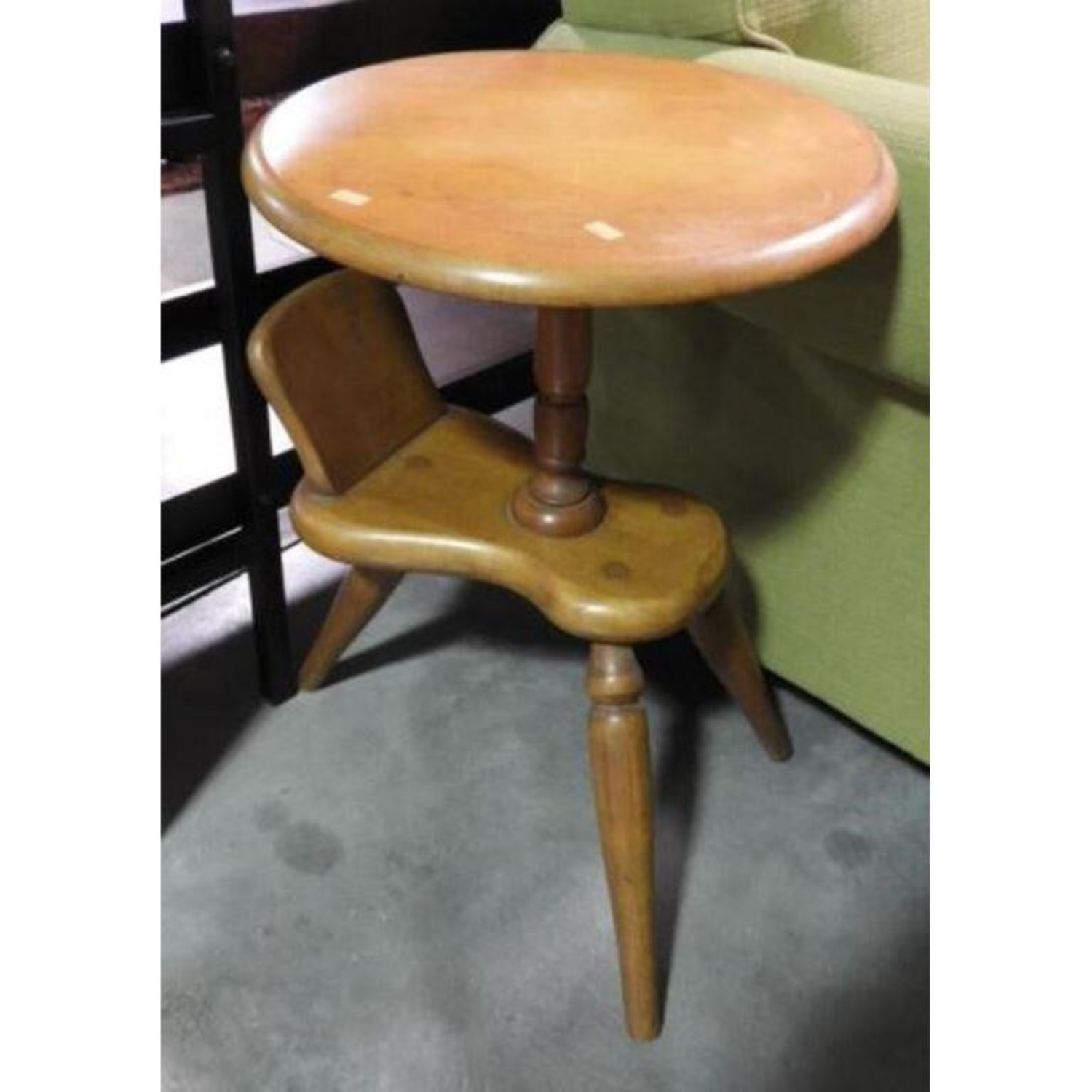 Free Delivery - Three-Legged Milking Stool End Table with Unique Design Image #1 | Ivy Store