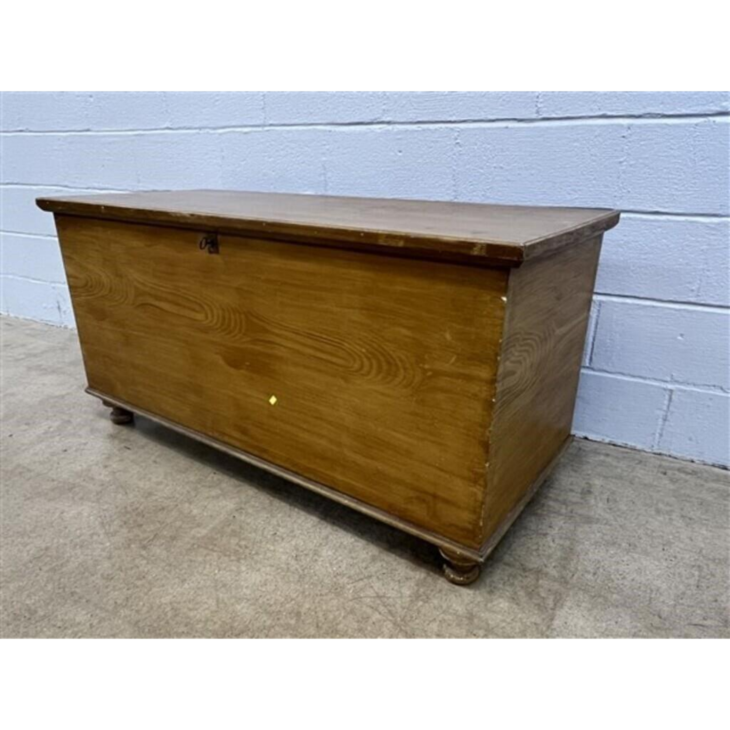 Free Delivery - 19th Century Antique Dovetailed Blanket Chest Storage Trunk Image #1 | Ivy Store