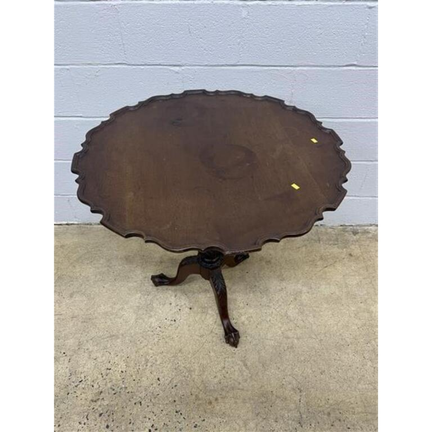 Free Delivery - Vintage Mahogany Tilt Top Bird Cage Table Antique Designer Furniture image | Ivy Store