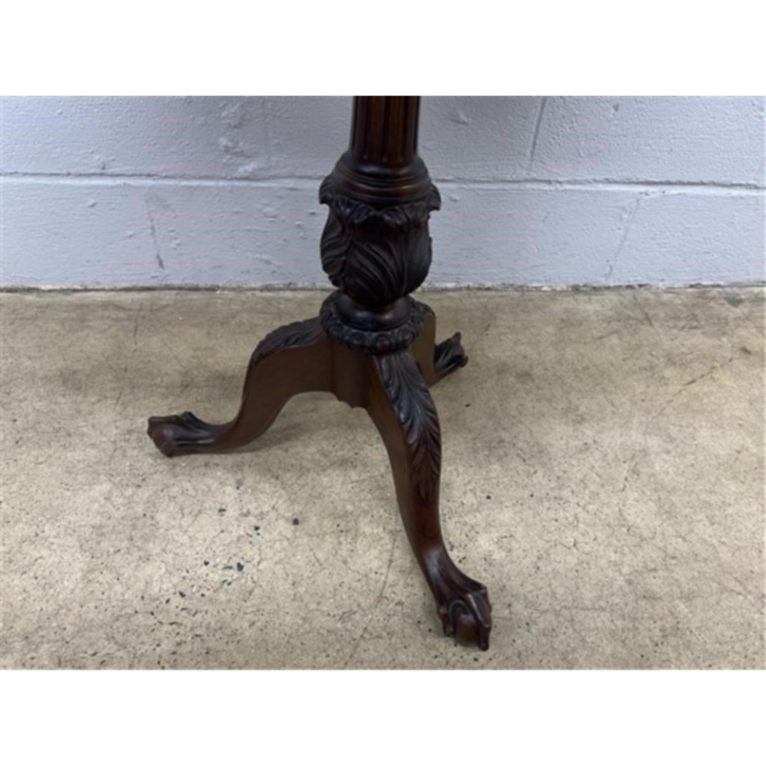 Free Delivery - Vintage Mahogany Tilt Top Bird Cage Table Antique Designer Furniture image | Ivy Store