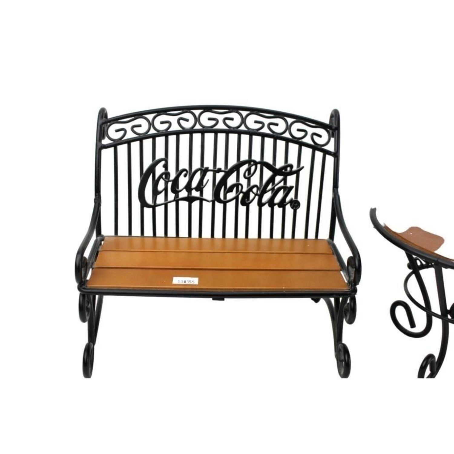 Free Delivery - Vintage Coca Cola Patio Table Set with Chairs and Decorative Elements image | Ivy Store