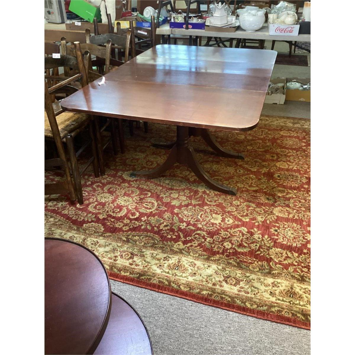 Free Delivery - Vintage Drop Leaf Dining Table with Two Leaves Extendable Image #1 | Ivy Store