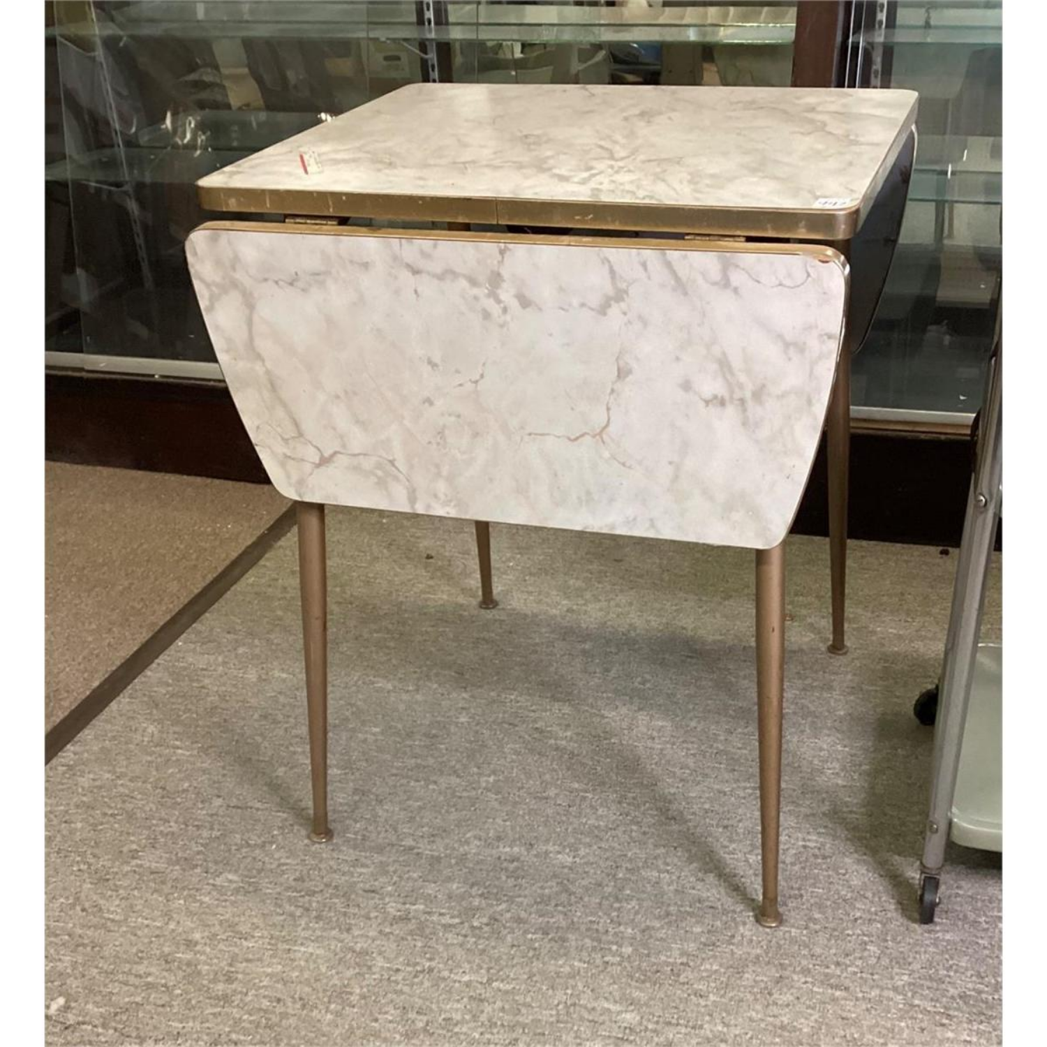 Free Delivery - MCM Mid Century Modern Formica Dropleaf Dining Table Image #1 | Ivy Store