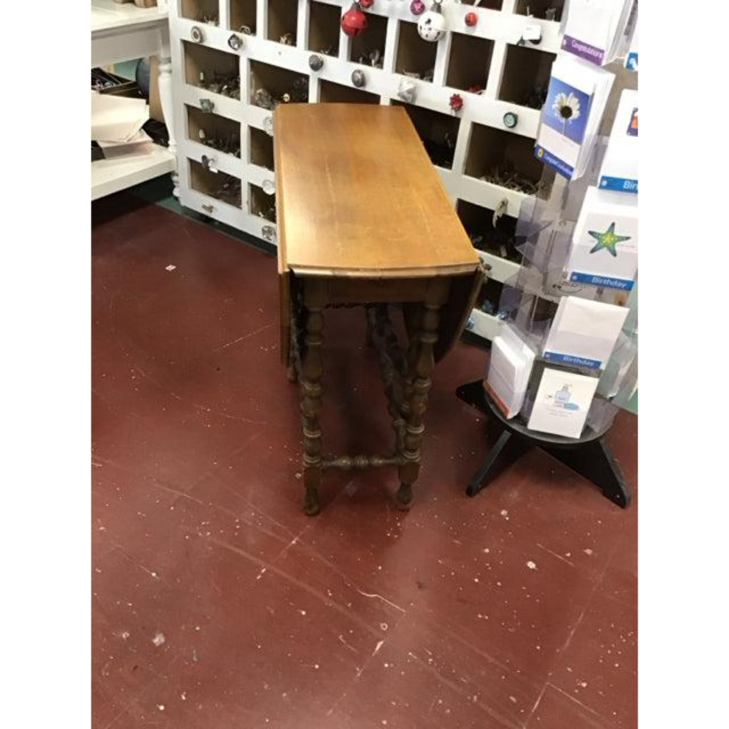 Free Delivery - Gorgeous Vintage Gate Table with Drop Leaves for Dining Image #1 | Ivy Store