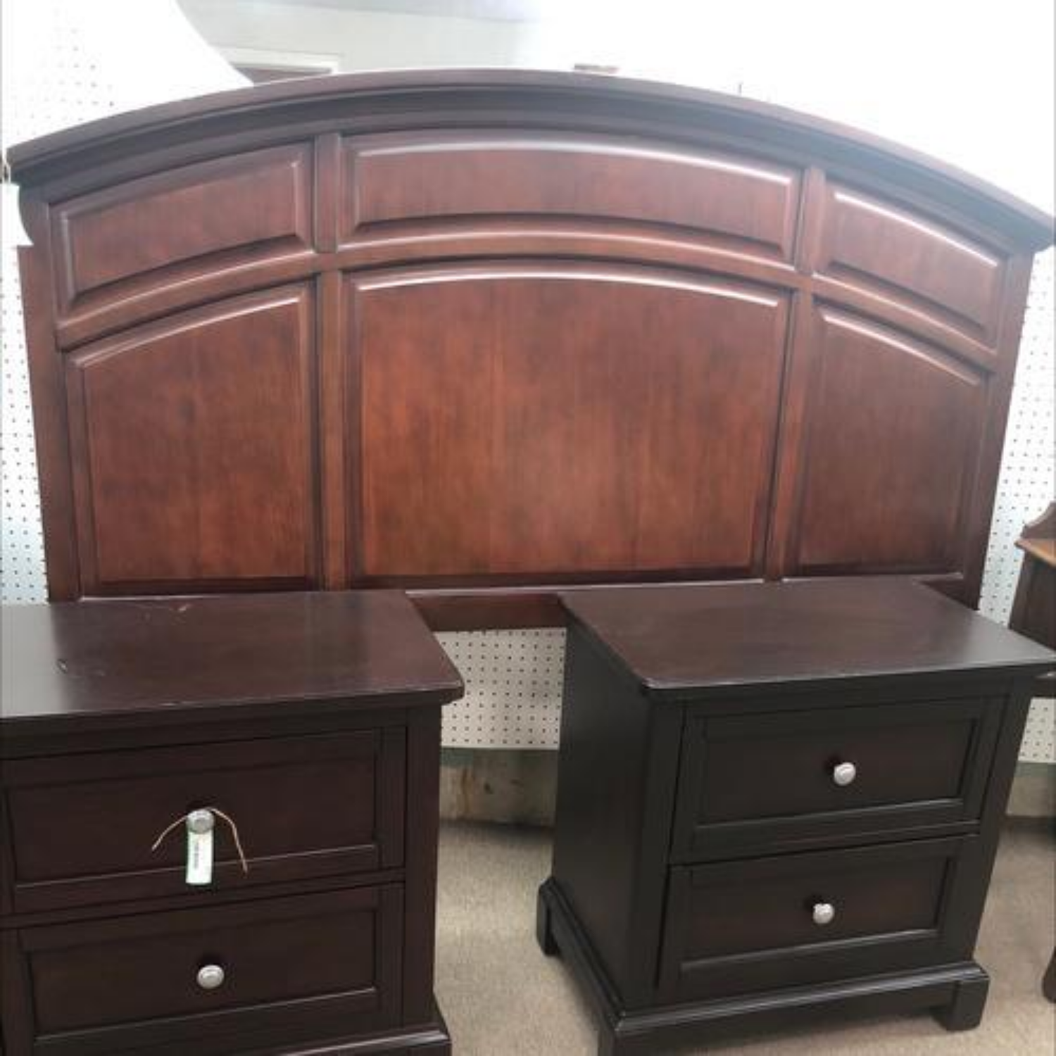 Free Delivery - Cherry Finish Queen Headboard Image #1 | Ivy Store