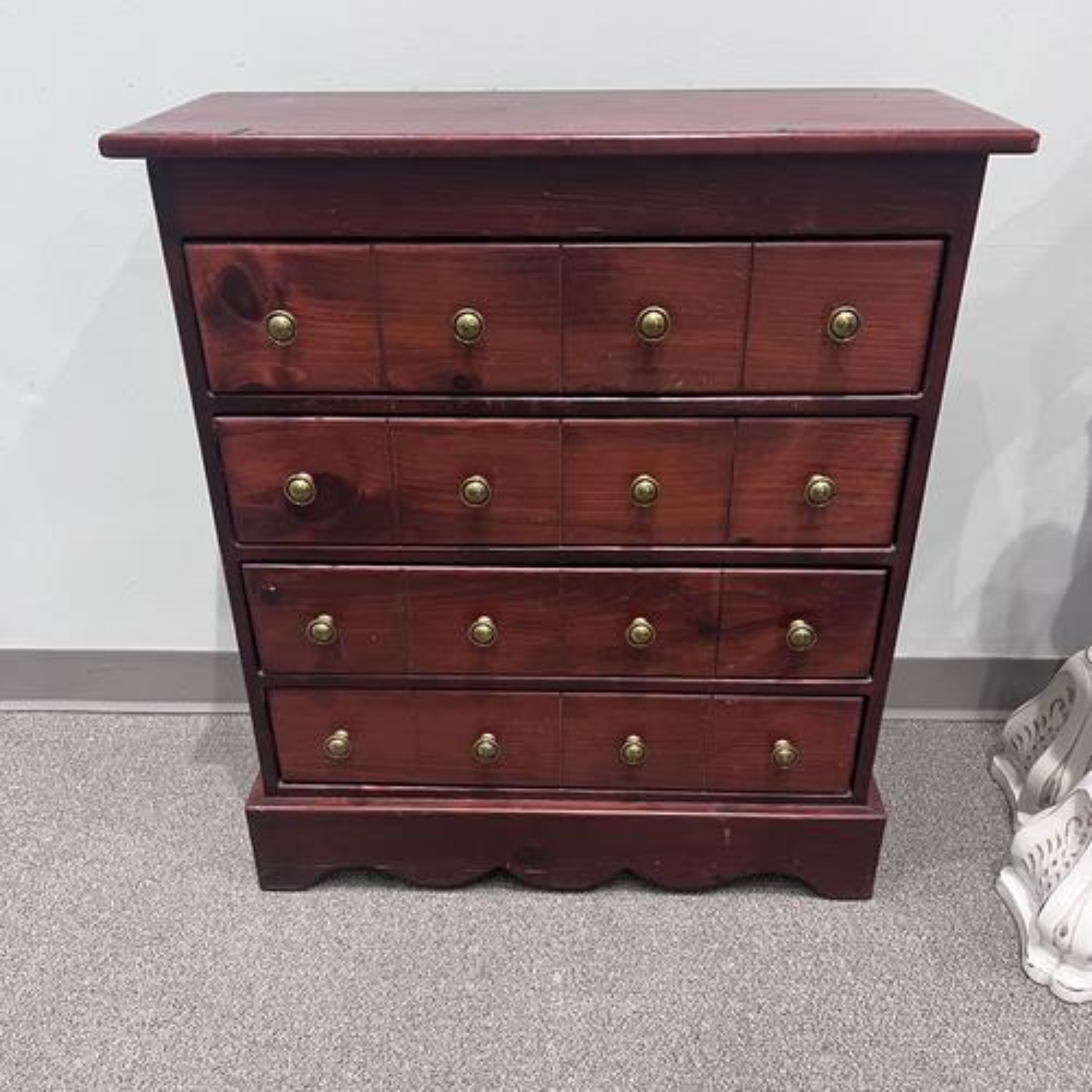Free Delivery - Cherry 4 Drawer Chest Image #1 | Ivy Store
