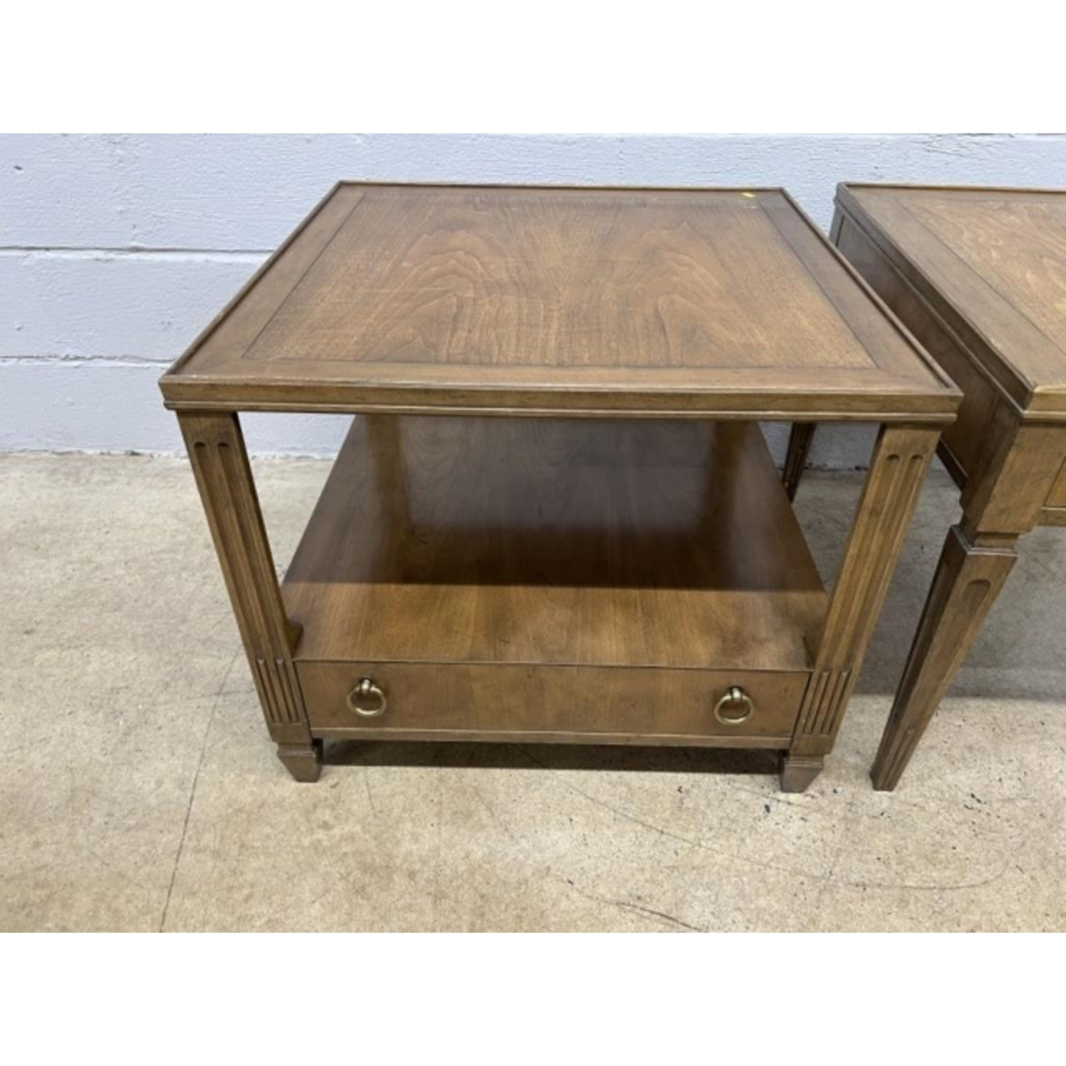 Free Delivery - MCM Mid Century Modern End Tables Nightstands Set Vintage Charm Image #2 | Ivy Store
