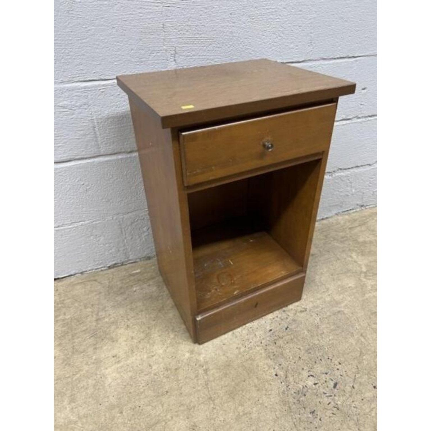 Free Delivery - Vintage Softwood Nightstand Storage Cabinet with Drawer Image #2 | Ivy Store