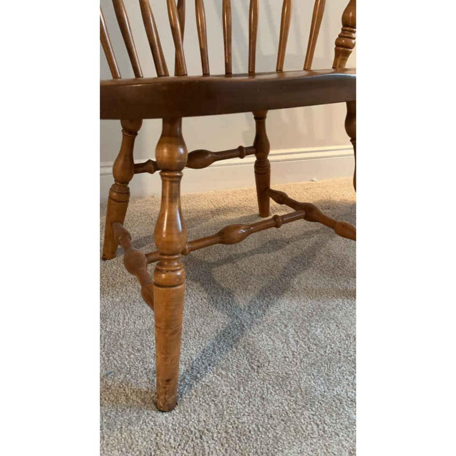 Free Delivery - Vintage Spindle-Back Wooden Chair Set by S. Bent Bros image | Ivy Store