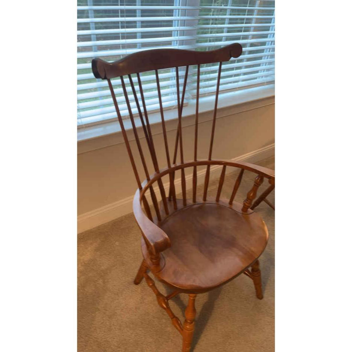 Free Delivery - Vintage Spindle-Back Wooden Chair Set by S. Bent Bros image | Ivy Store