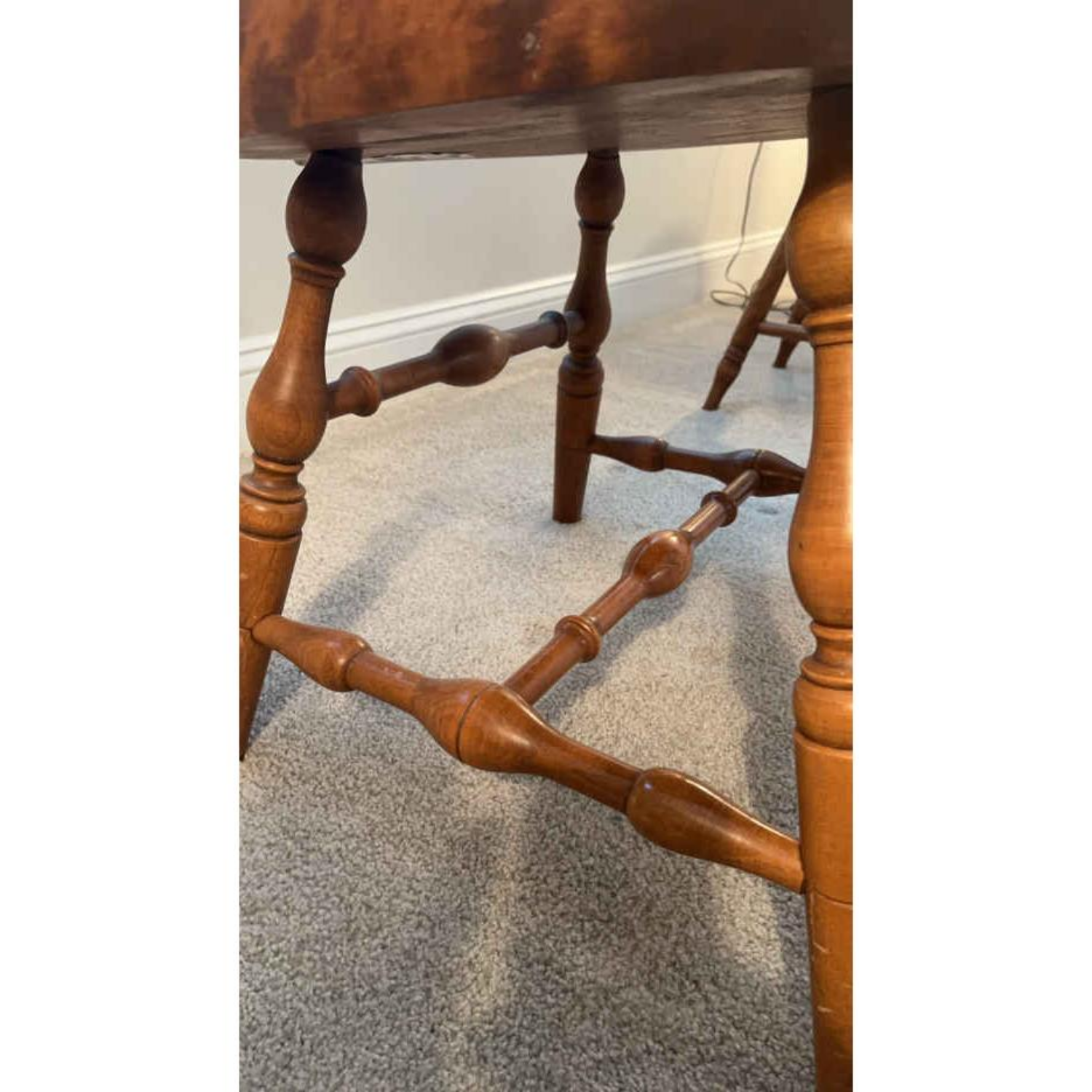 Free Delivery - Vintage Spindle-Back Wooden Chair Set by S. Bent Bros image | Ivy Store