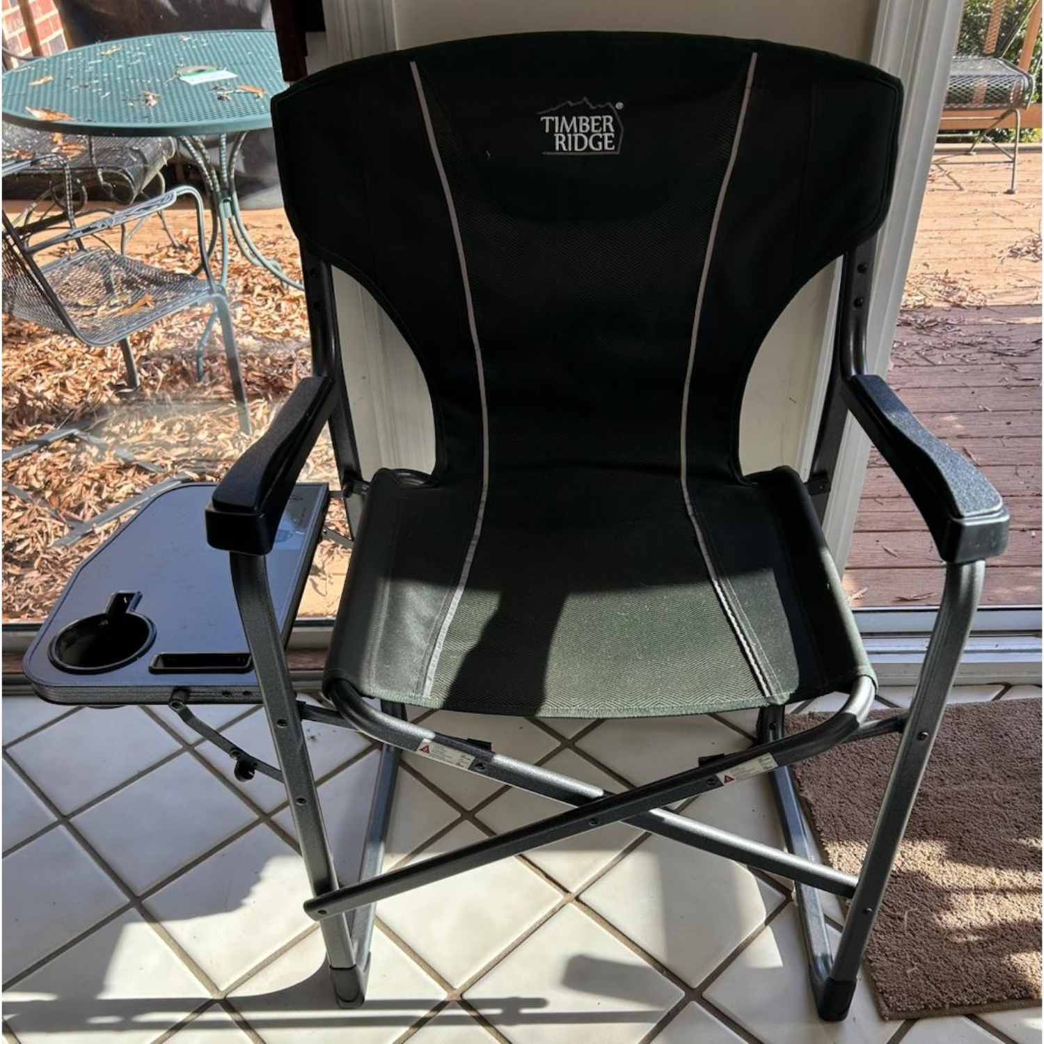 Free Delivery - Outdoor Folding Chairs and Modern Card Table Set Image #2 | Ivy Store