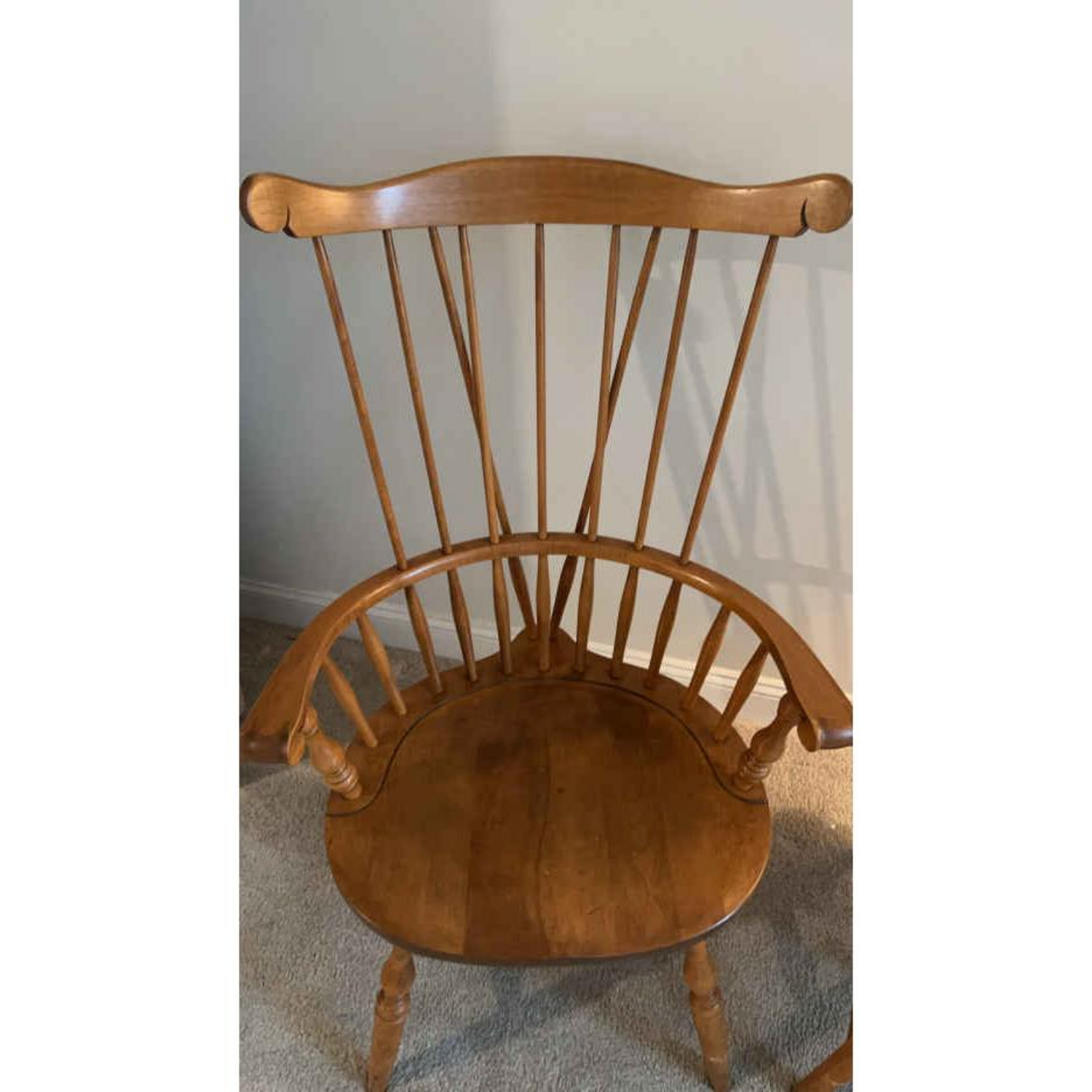 Free Delivery - Vintage Spindle-Back Wooden Chair Set by S. Bent Bros image | Ivy Store