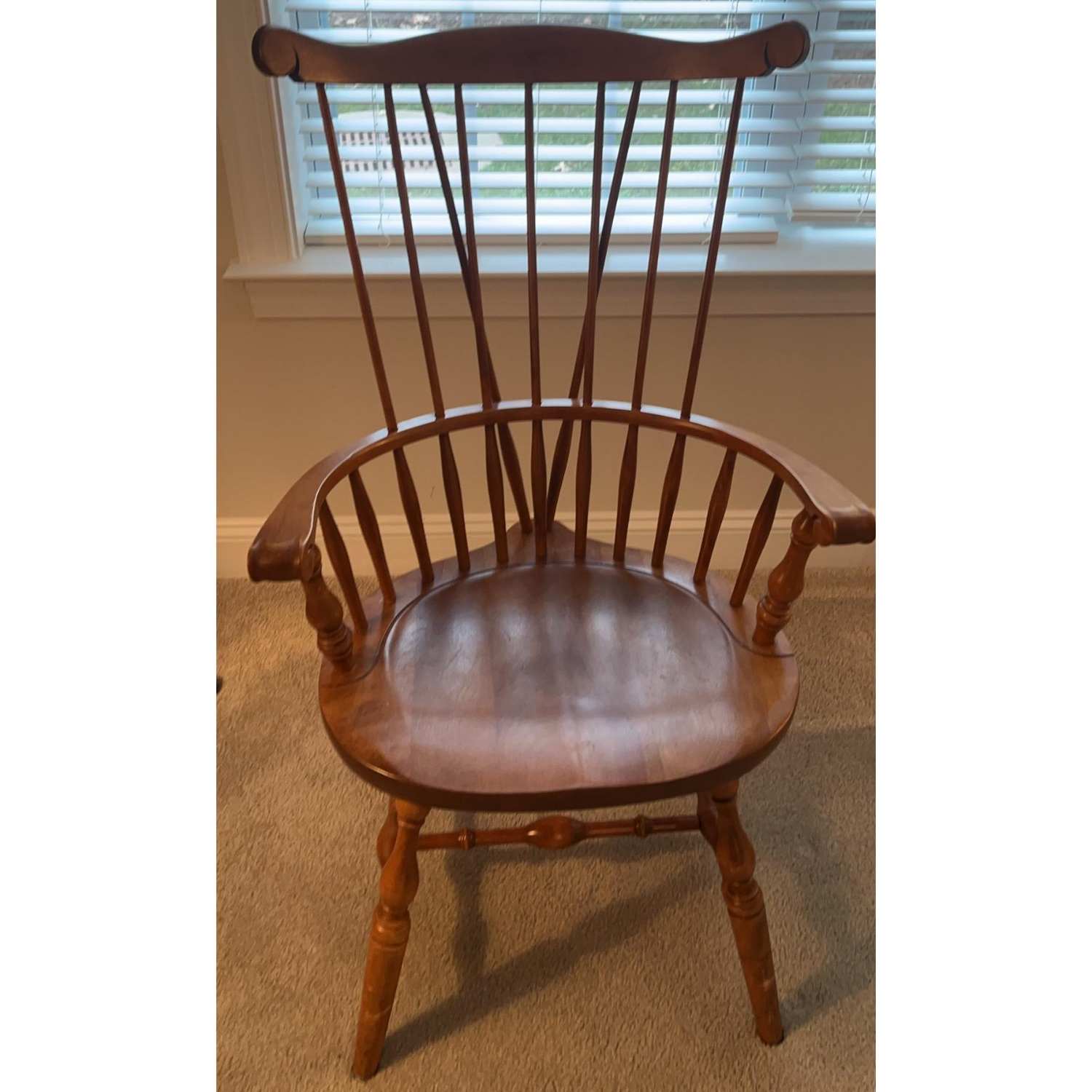 Free Delivery - Vintage Spindle-Back Wooden Chair Set by S. Bent Bros image | Ivy Store