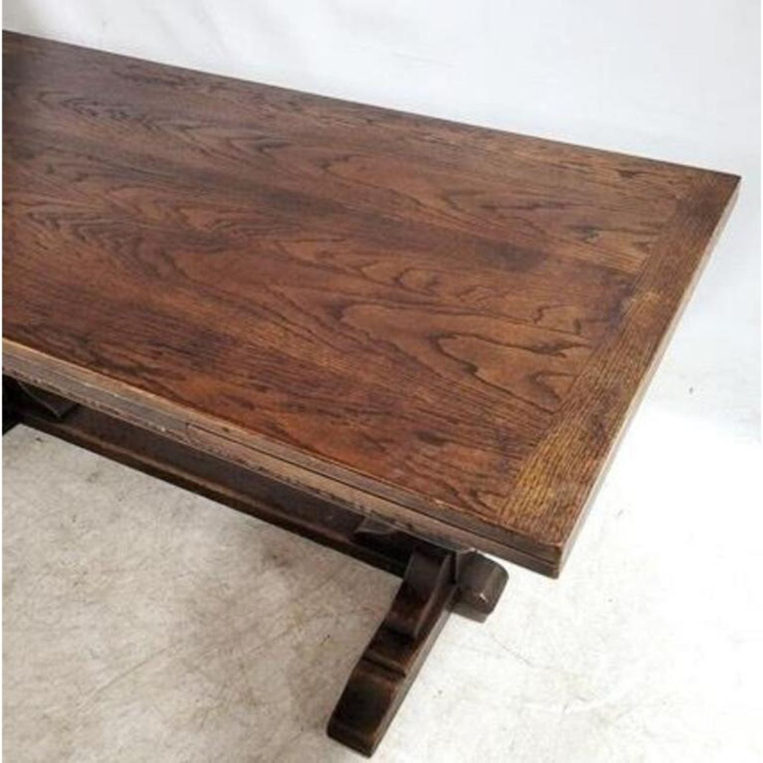 Free Delivery - Jacobean Antique Draw Leaf Dining Table Extendable Oak Furniture image | Ivy Store