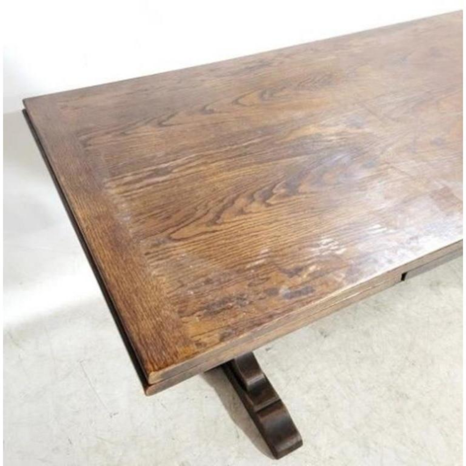 Free Delivery - Jacobean Antique Draw Leaf Dining Table Extendable Oak Furniture image | Ivy Store