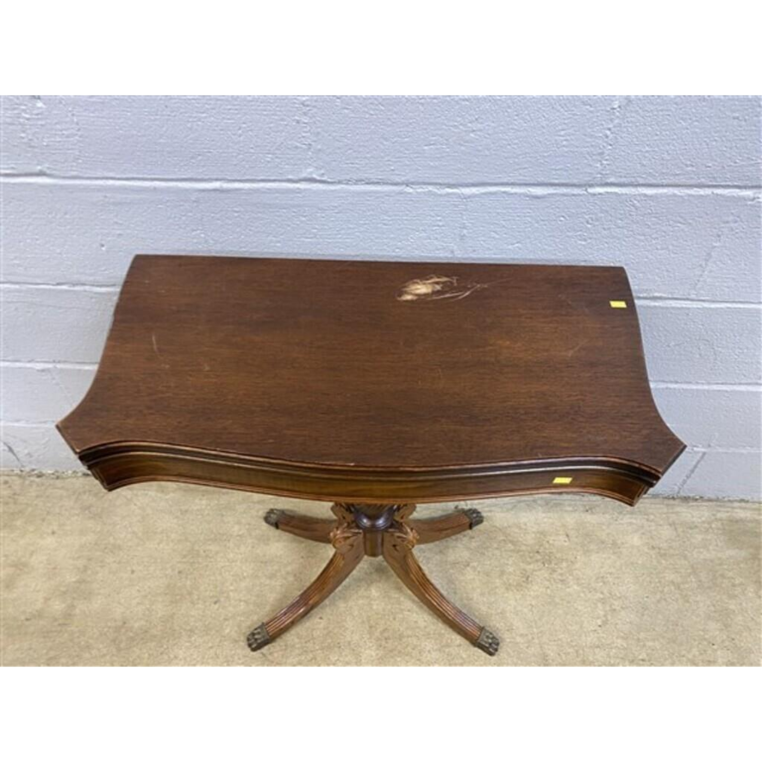 Free Delivery - Vintage Flip Top Game Table with Carved Legs and Elegant Design image | Ivy Store