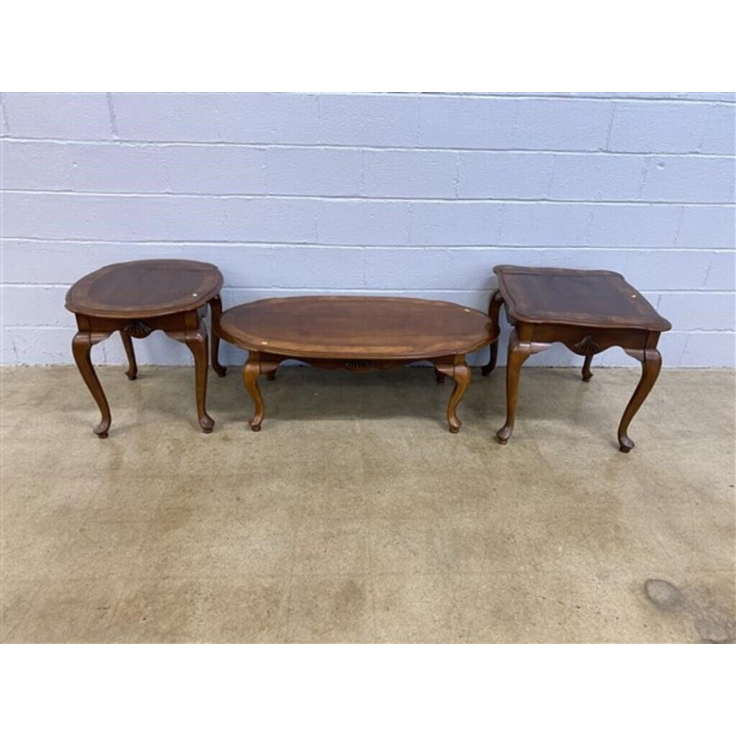 Free Delivery - Vintage Coffee Table Set – Antique End Table and Centerpieces – MCM Mid Century Modern Style – Living Room Furniture Image #1 | Ivy Store