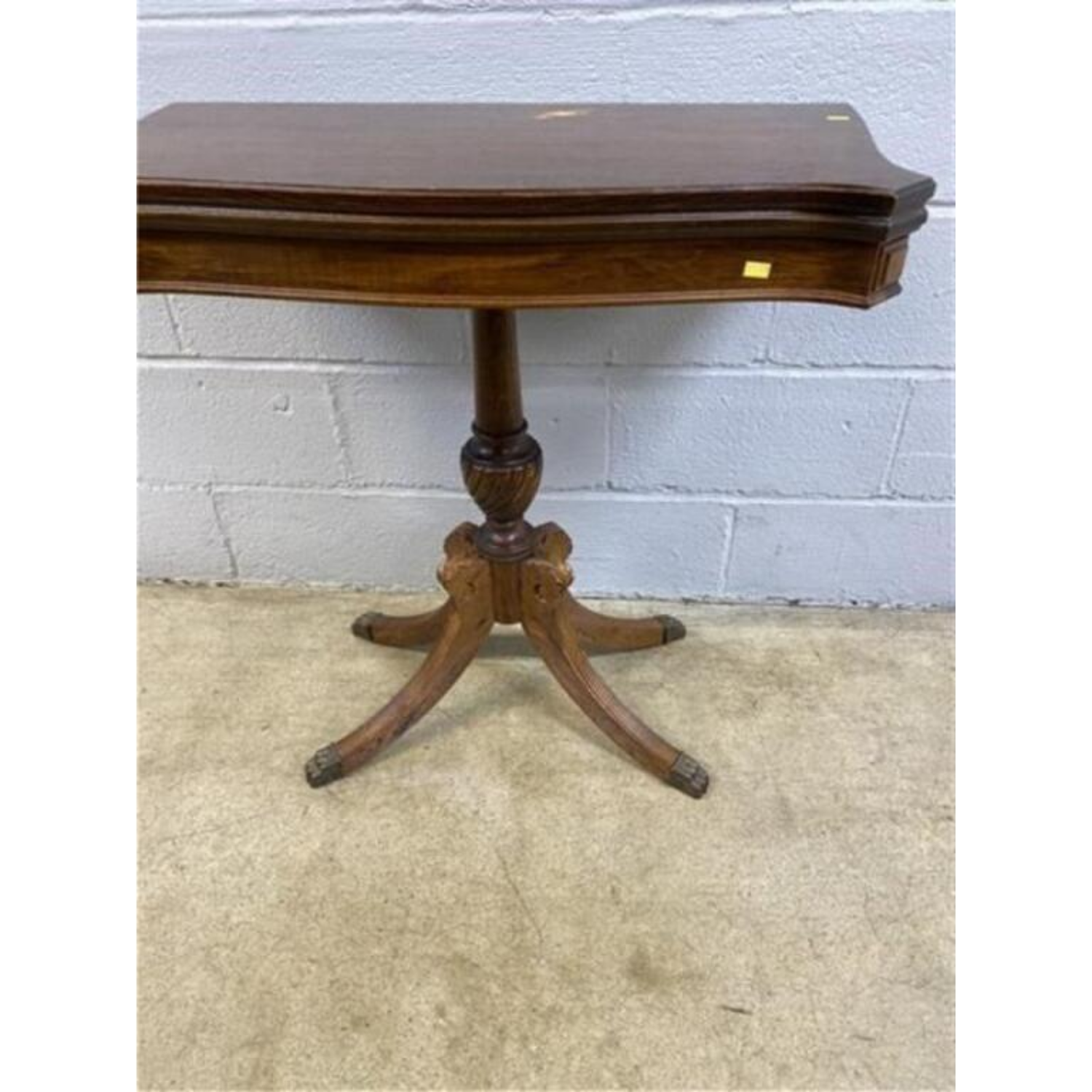 Free Delivery - Vintage Flip Top Game Table with Carved Legs and Elegant Design image | Ivy Store