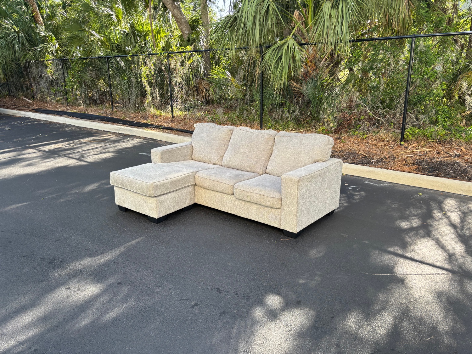 Sectional Sofa Light Grey With Chaise image | Ivy Store