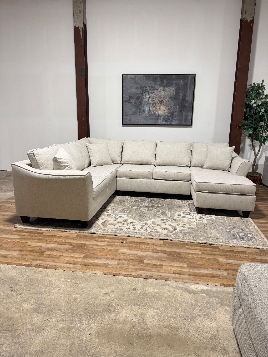 Off-White Sectional Sofa 🚛 Delivery Available image | Ivy Store