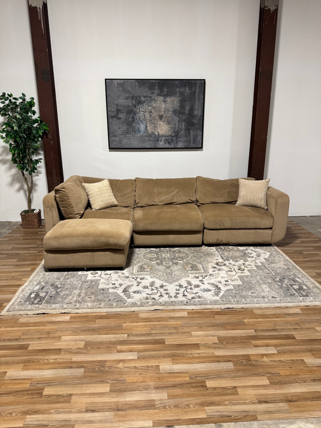 Modular Down 4Pc Sectional Sofa 🚛 Delivery Available Image #2 | Ivy Store