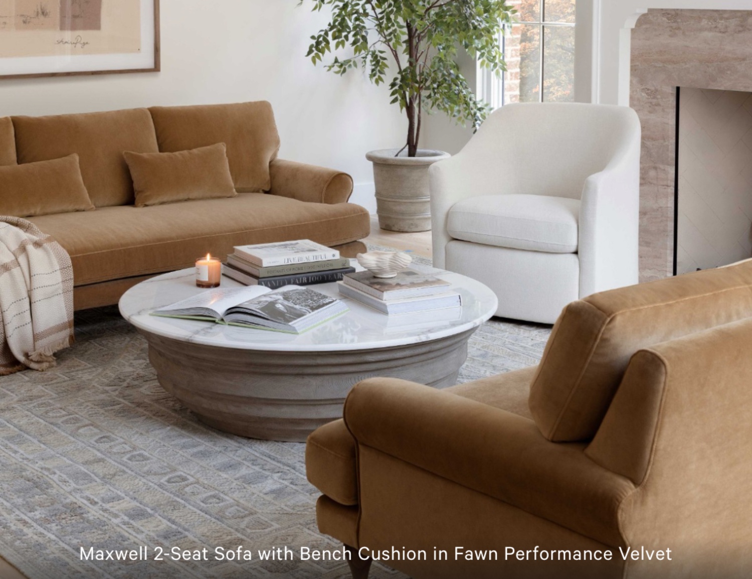 Gray MCM Interior Define Maxwell Sofa (Retail $2345) image | Ivy Store