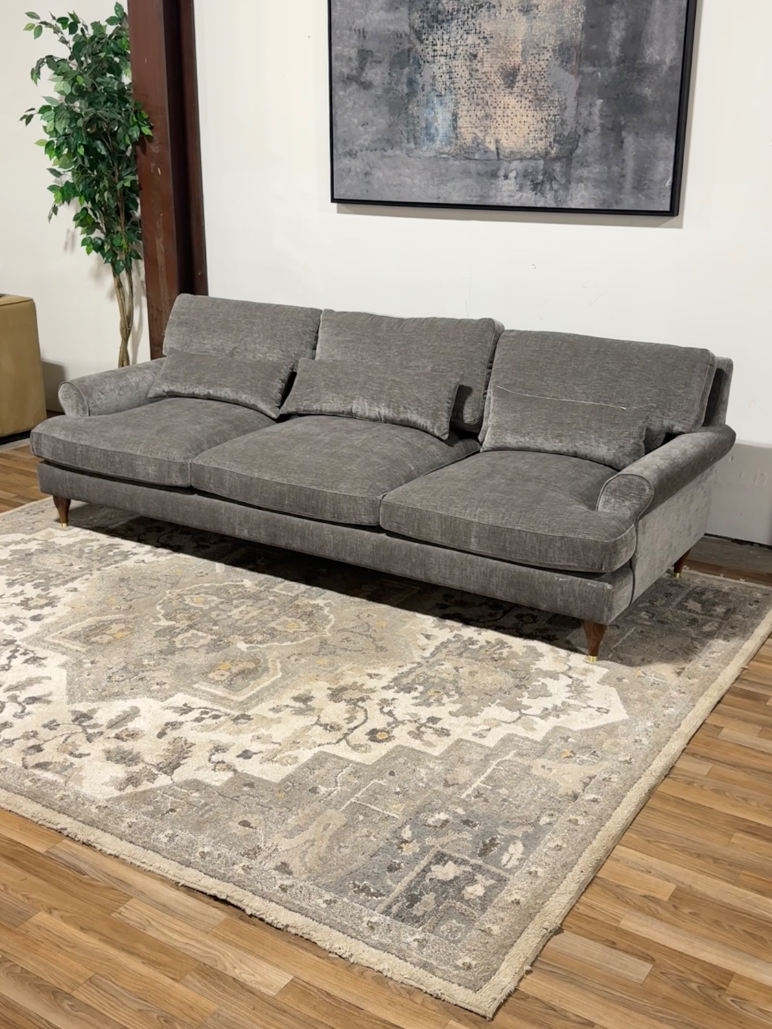 Gray MCM Interior Define Maxwell Sofa (Retail $2345) image | Ivy Store
