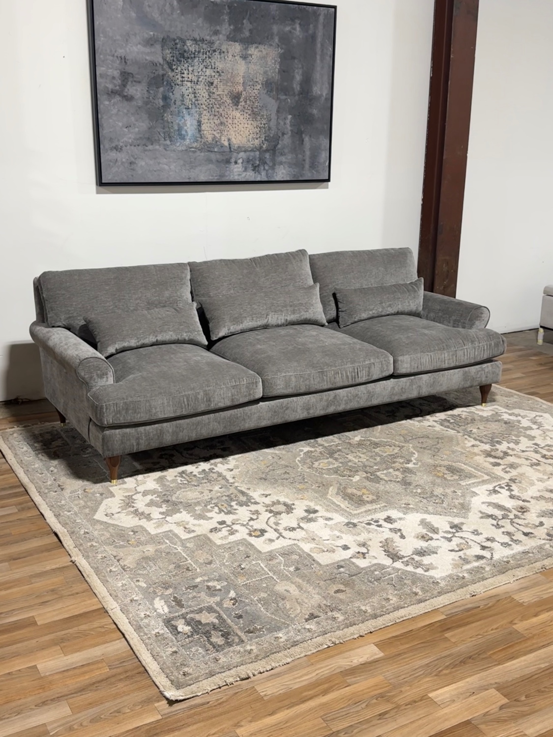 Gray MCM Interior Define Maxwell Sofa (Retail $2345) image | Ivy Store