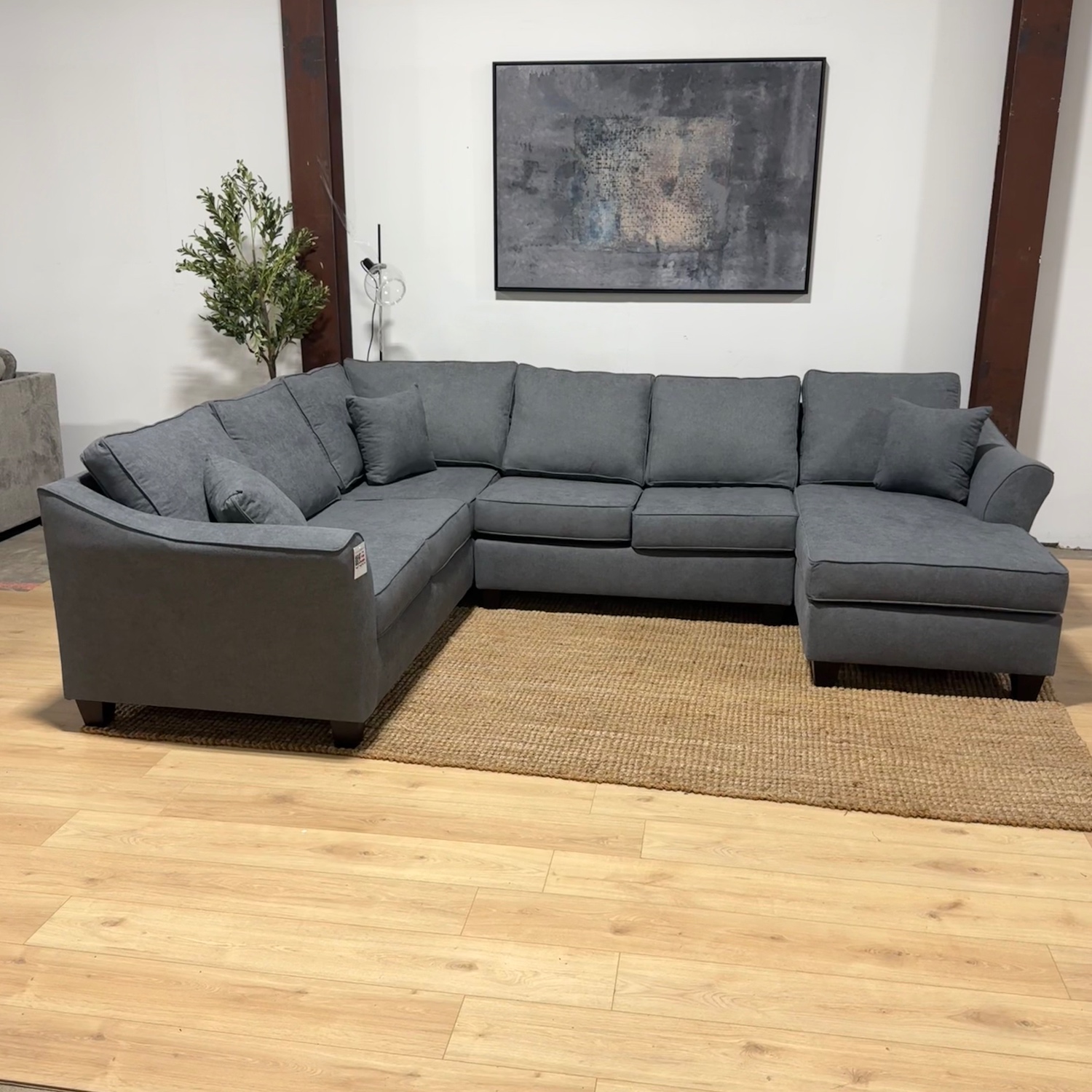 Brand New Gray 3-Piece Sectional 🚛 Delivery Available Image #2 | Ivy Store
