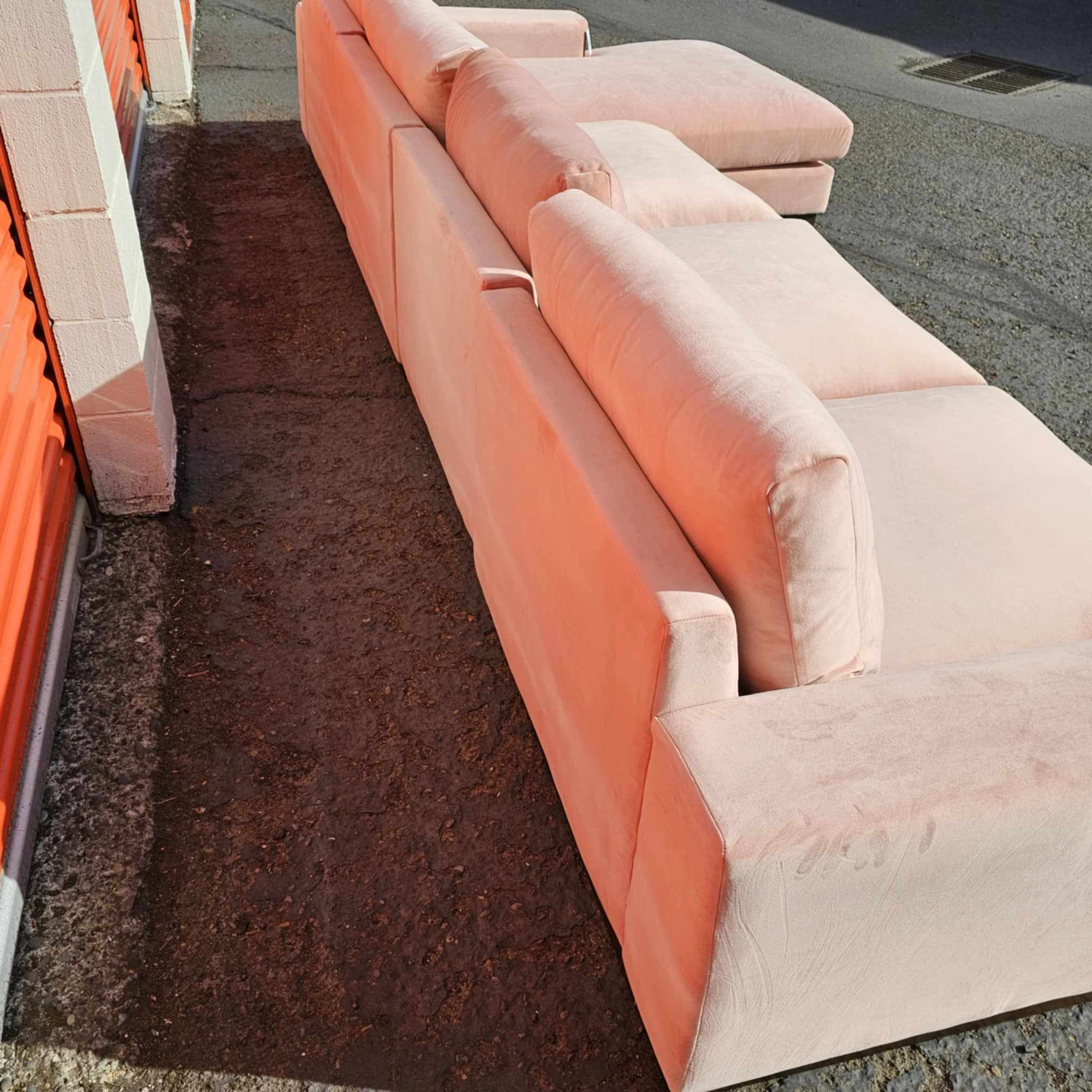 🛋️ Joybird Holt Grand Modular L-Sectional in Pink 🚛 Delivery Available image | Ivy Store