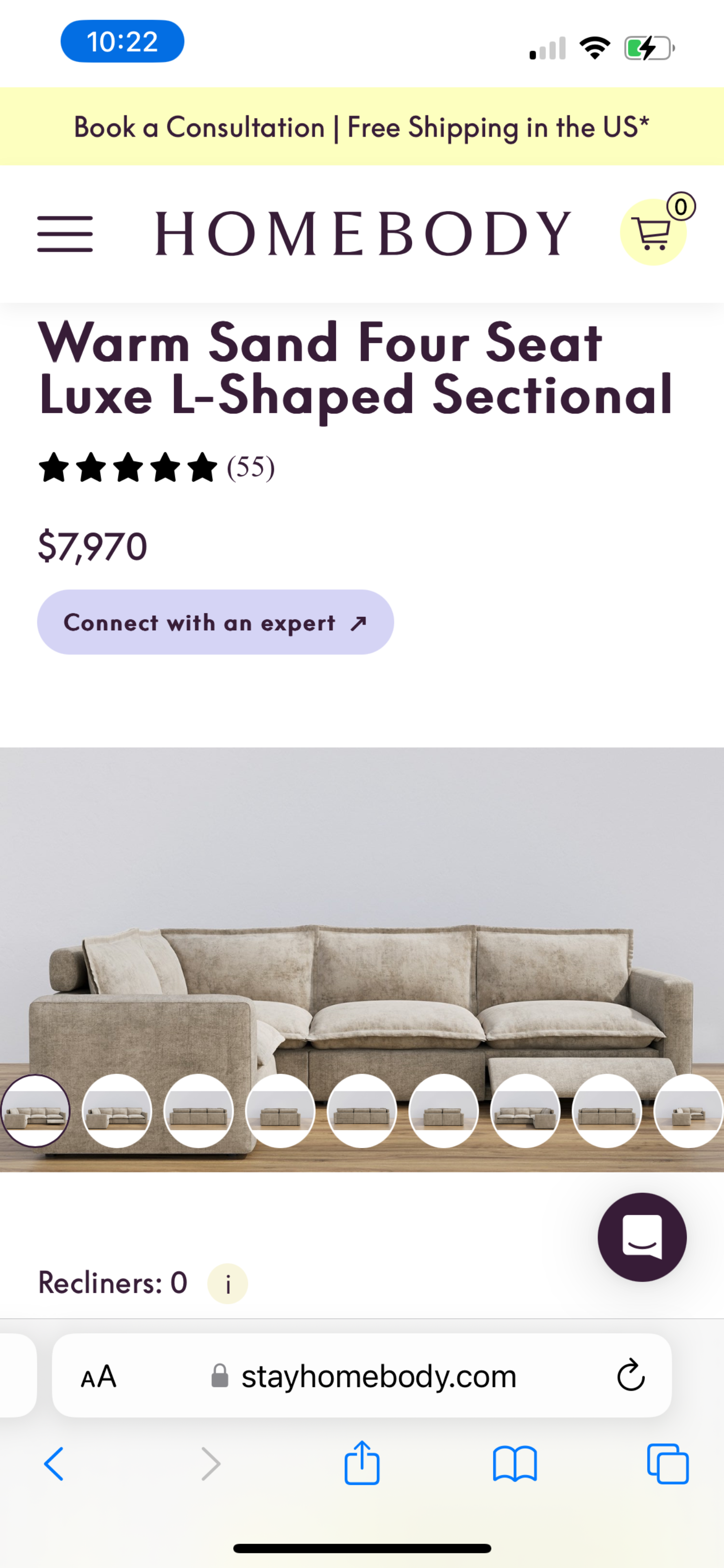 Brand New Homebody Koala Modular Sectional Couch - (Retails $7,970) Delivery Available! Image #2 | Ivy Store