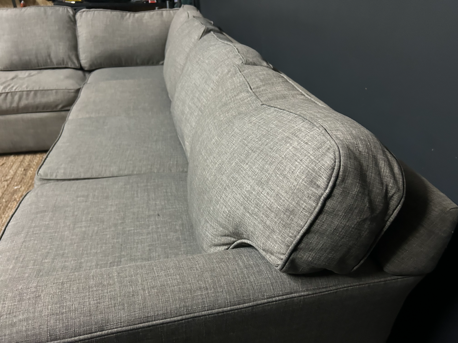 Beautiful Refurbished 🧼 Living Spaces Sectional Couch - Delivery Available! image | Ivy Store