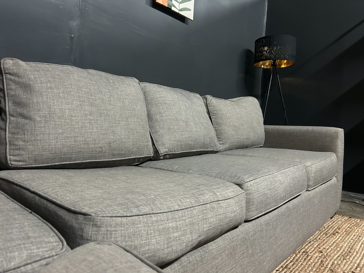 Beautiful Refurbished 🧼 Living Spaces Sectional Couch - Delivery Available! image | Ivy Store