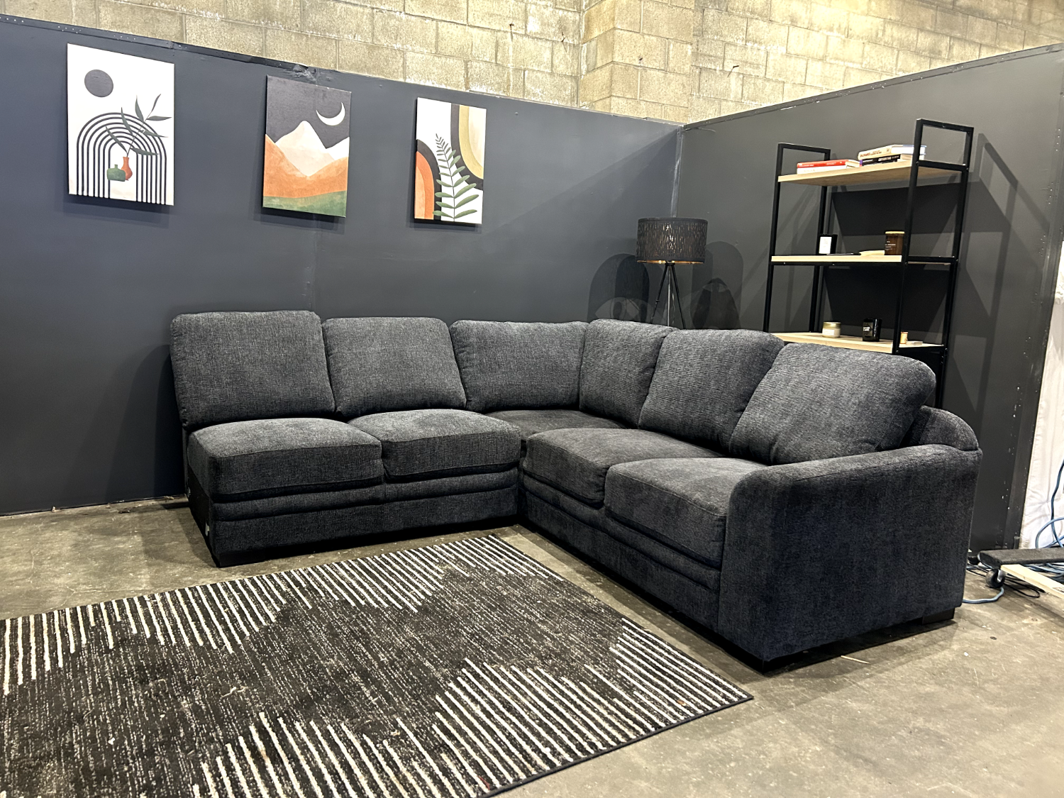 New 🧼 Archer Slate Gray (Incomplete) Sectional Couch - Delivery Available! Image #2 | Ivy Store