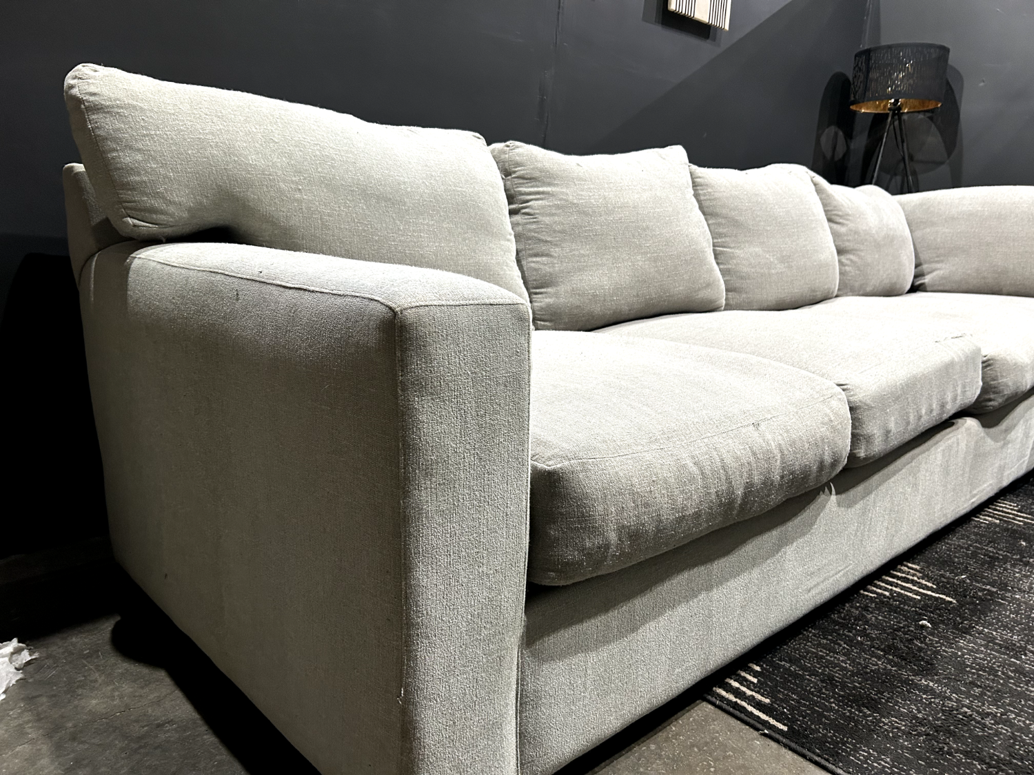Beautiful Refurbished 🧼 Sectional Couch with Chaise - Delivery Available! image | Ivy Store