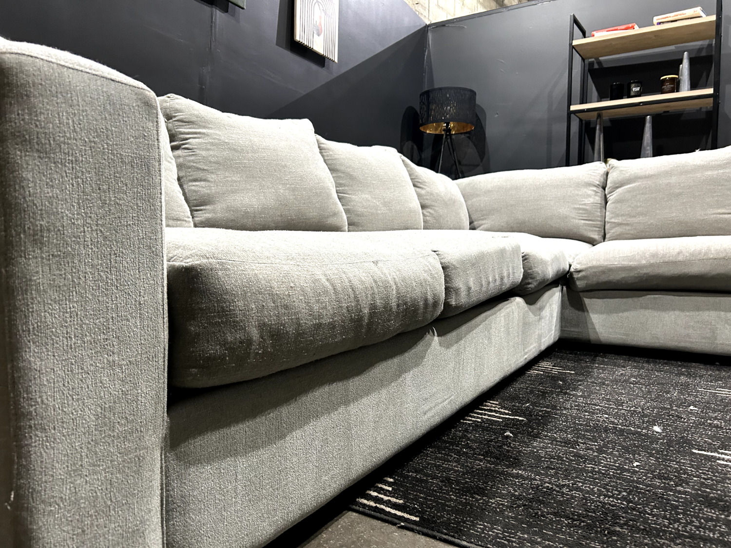 Beautiful Refurbished 🧼 Sectional Couch with Chaise - Delivery Available! image | Ivy Store