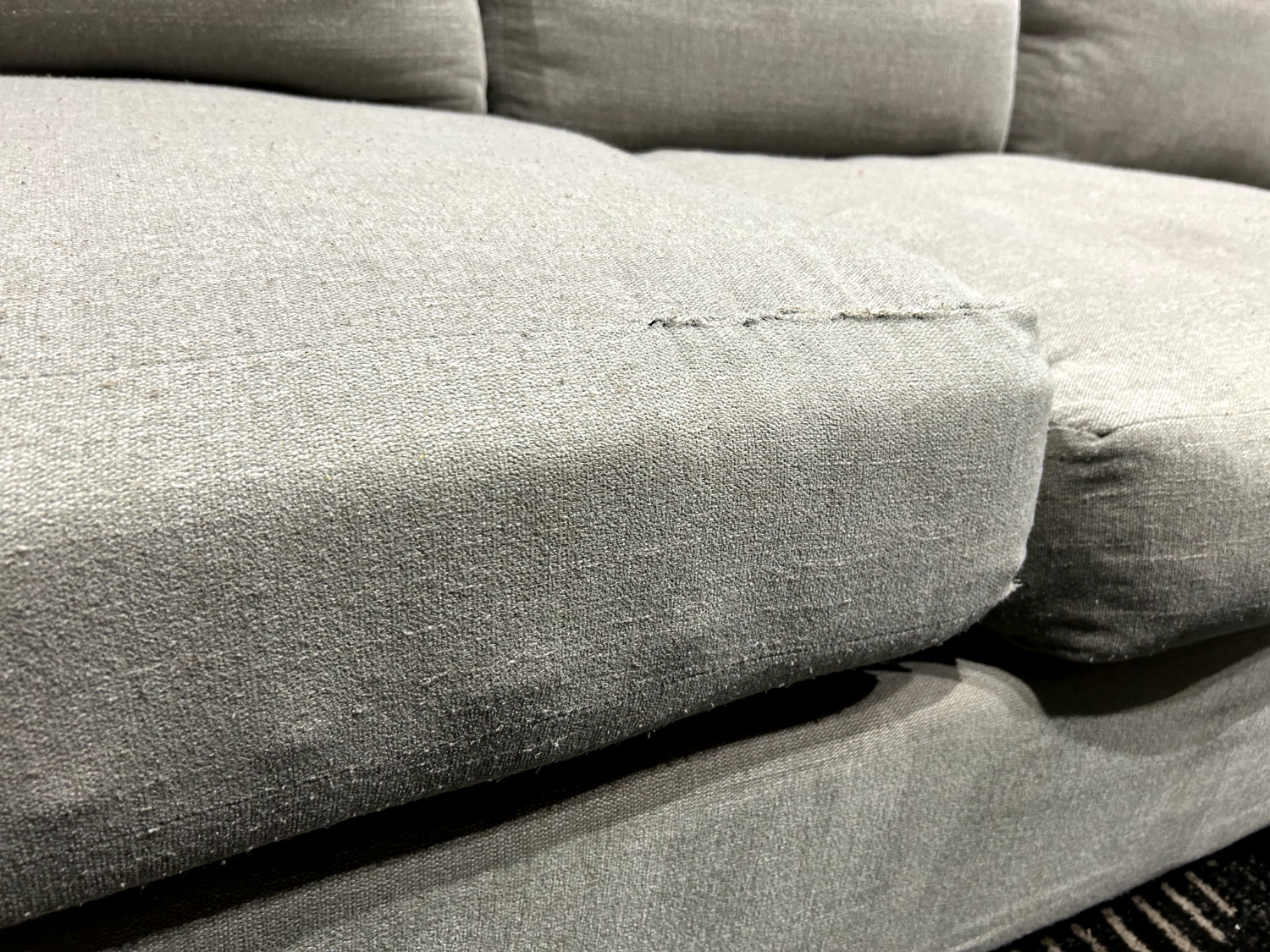 Beautiful Refurbished 🧼 Sectional Couch with Chaise - Delivery Available! image | Ivy Store